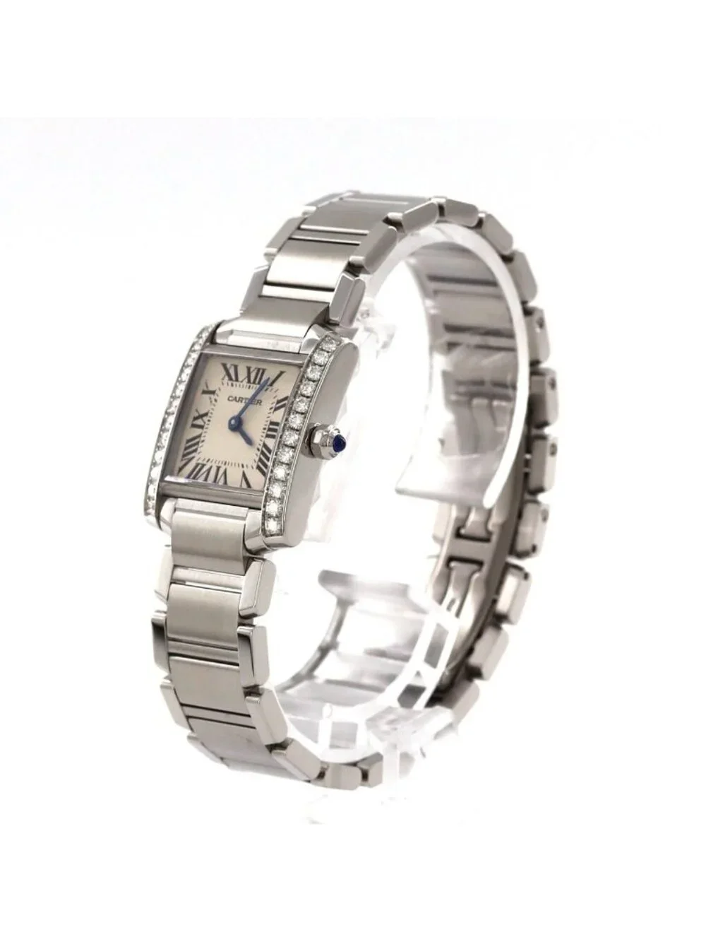 Cartier Tank Francaise SM D 4 TA SS Quartz Watch